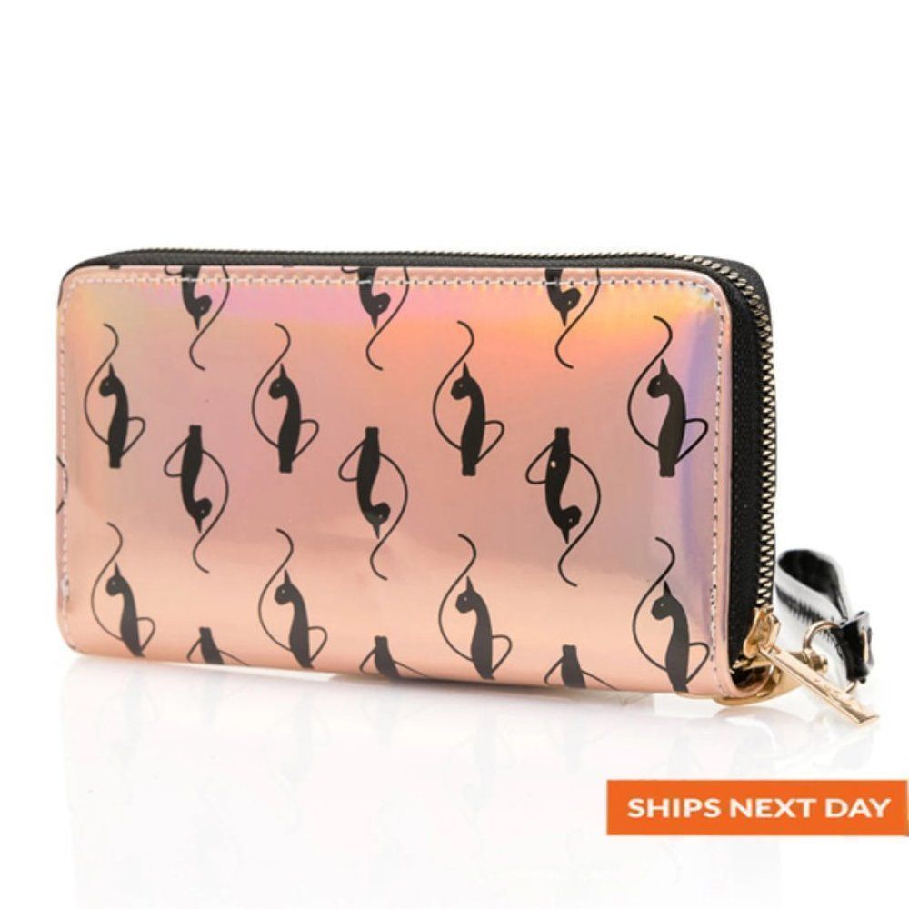Baby Phat Halographic Long Wallet